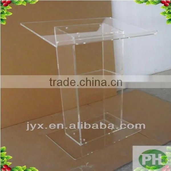 High transparent acrylic speech podium