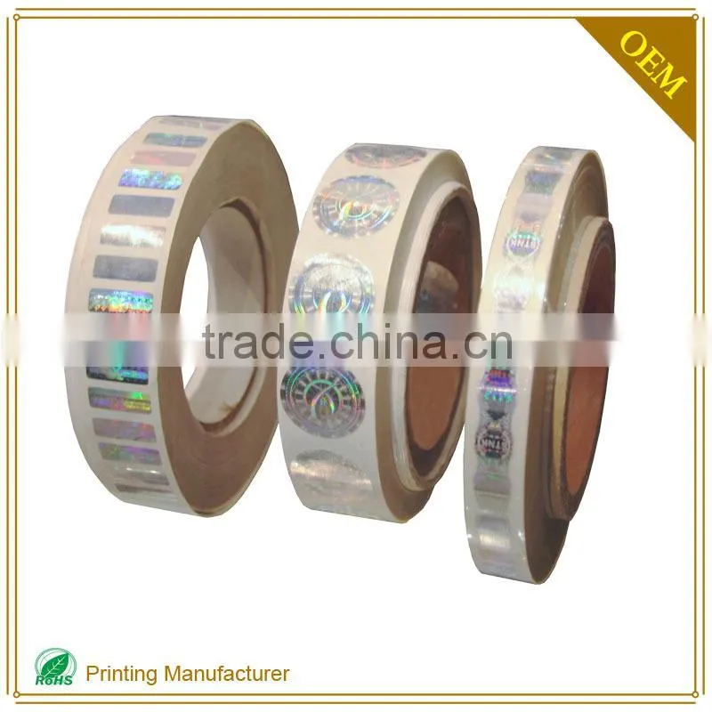 Clear Cheap Custom Metal Perfum Bottle Labels Printing