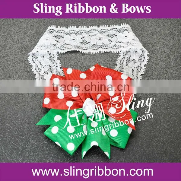 Handmade Christmas Elastic Baby Headband