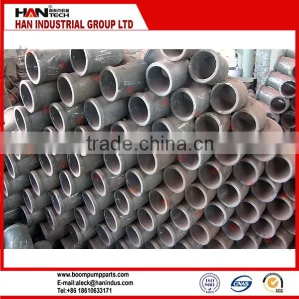 Enhanced Strength Wear Resistant Elbow SCHWING Putzmeister Double Layer Concrete Pump Elbow