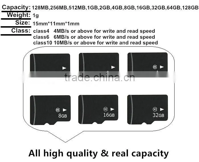 Can oem memory card high quality tf card 1gb memory 32gb