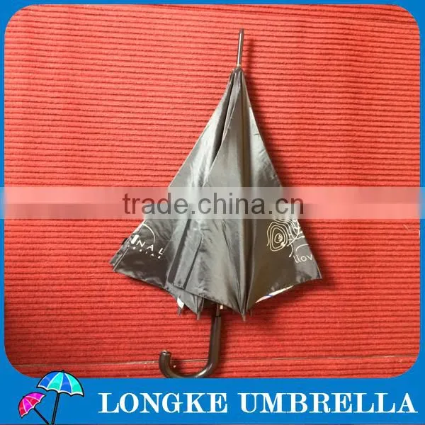 24"doubel layer custom design straight map umbrella,8K,auto open