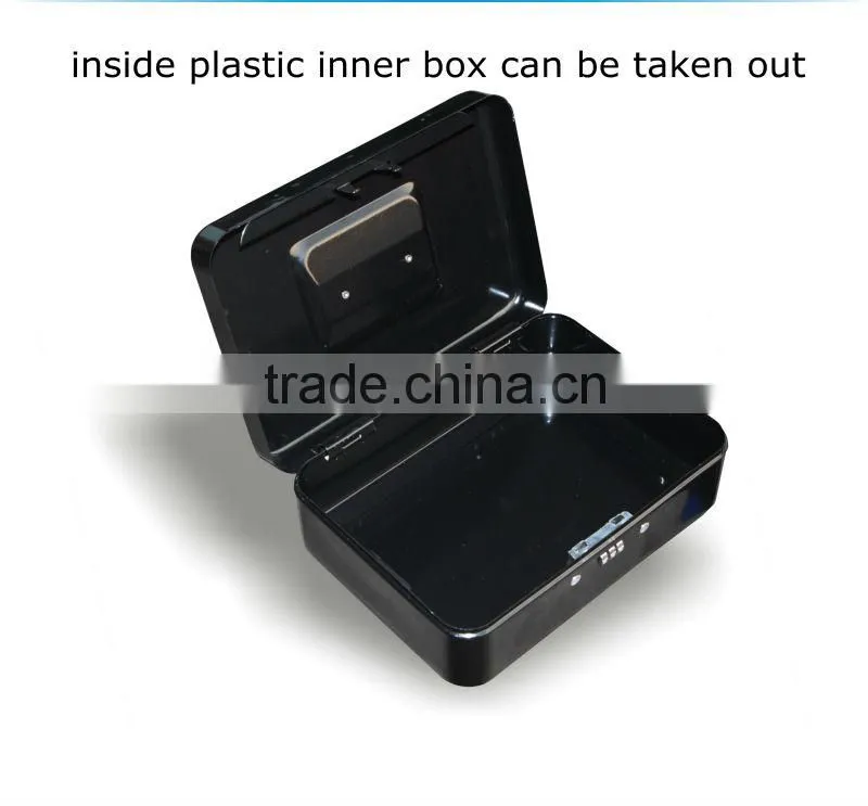 small metal combination key lock cash safe secutity box