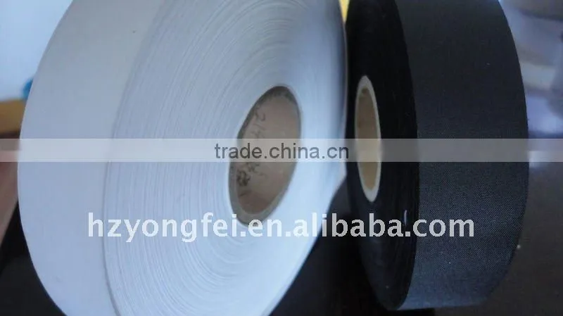 Washable instruction polyester satin ribbon label