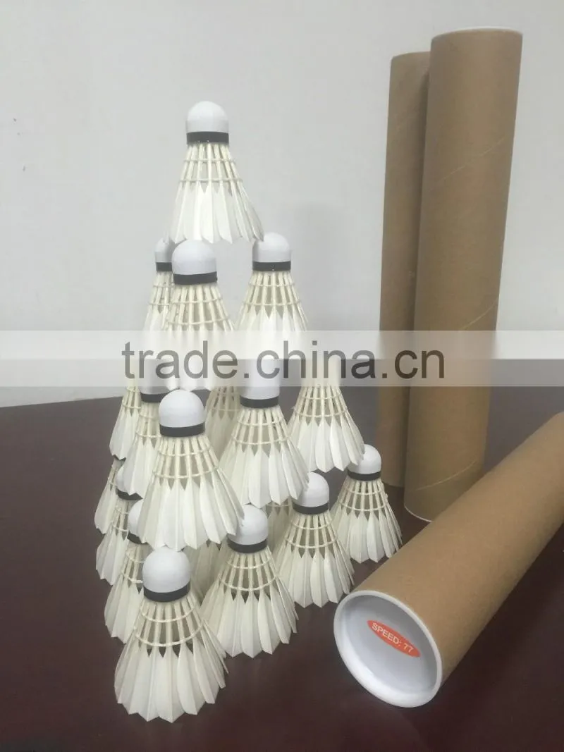Topest quality RCL No.1 A Class goose feather badminton shuttlecock for international tournament