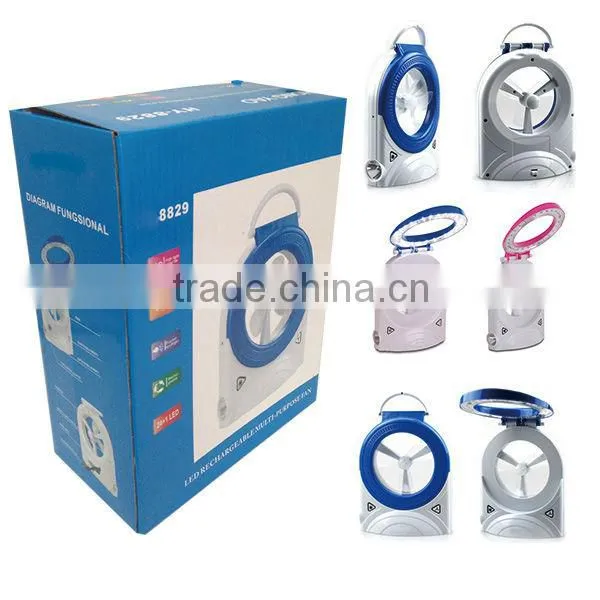 rechargeable emergency fan