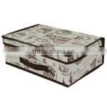 New Fashion Textile Organzier Non Woven Storage Box Foldable