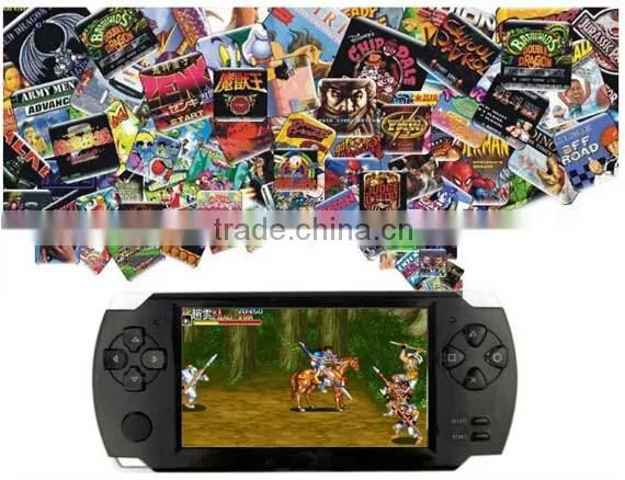 High speed TFT large screen 4.3inch Video Game Console MP5 Handheld Game Player many free games ebook/FM/Camera