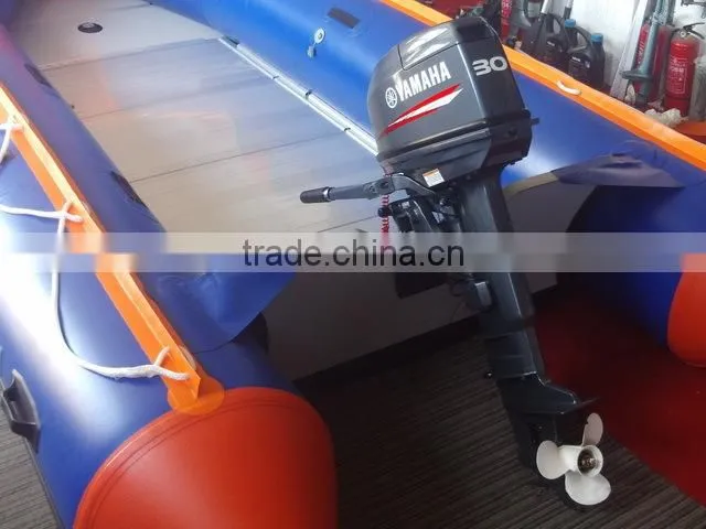 500cm rigid inflatable boat with aluminum floor for rescue, sports and fishing use