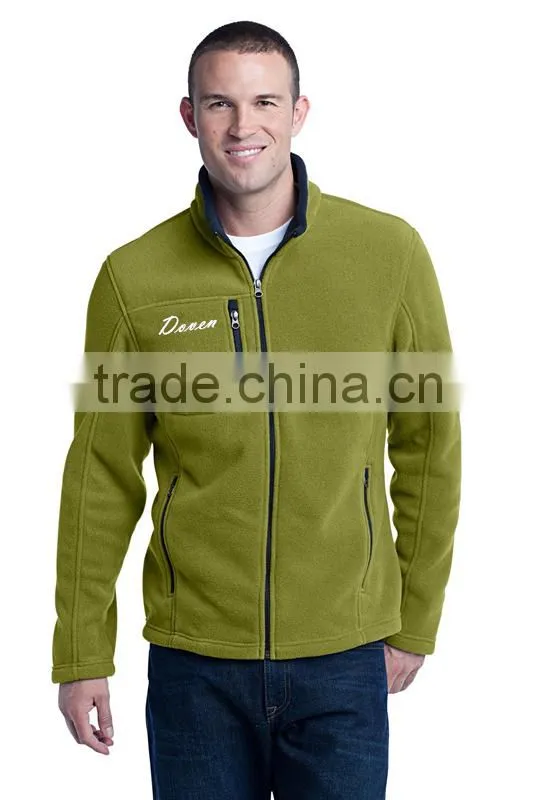 fitted polar fleece jacket for man