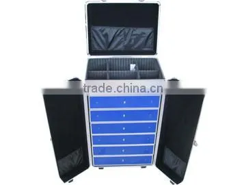 Trolley aluminium instrument case