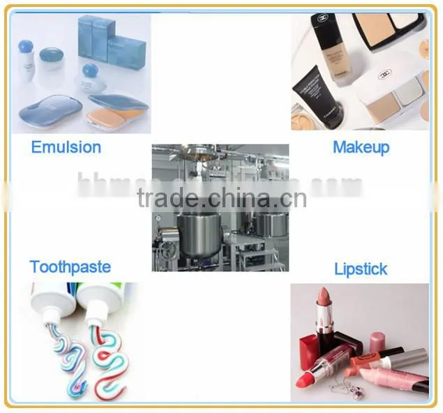 High qality SS316 Vacuum emulsifier mixer,milk butter making machine