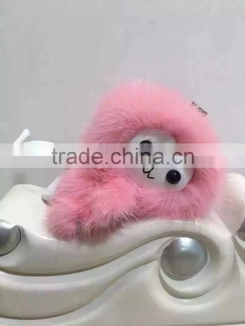 new style monkey fur key chain bag charm