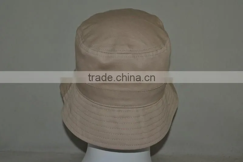 Guangzhou hat factory professional custom / 100% cotton/gray/bucket hat
