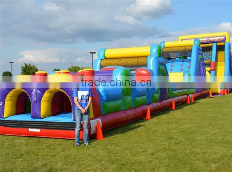12 years factory inflatable obstacle courses/inflatble tunnel obstacle adults interesting kids inflatable bouncer obstacle