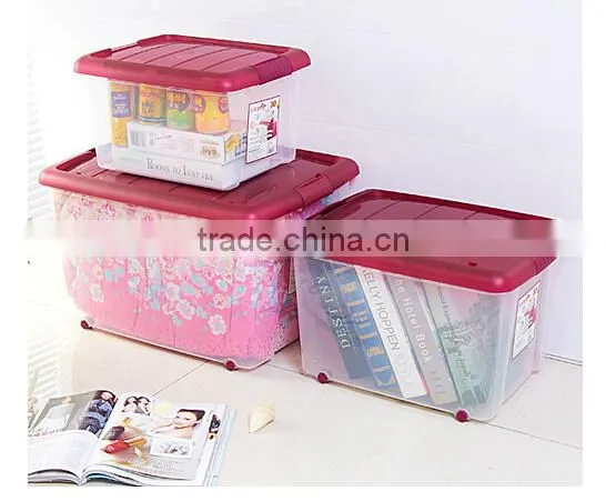 Professional manufacturer for clear plastic storage box with lid