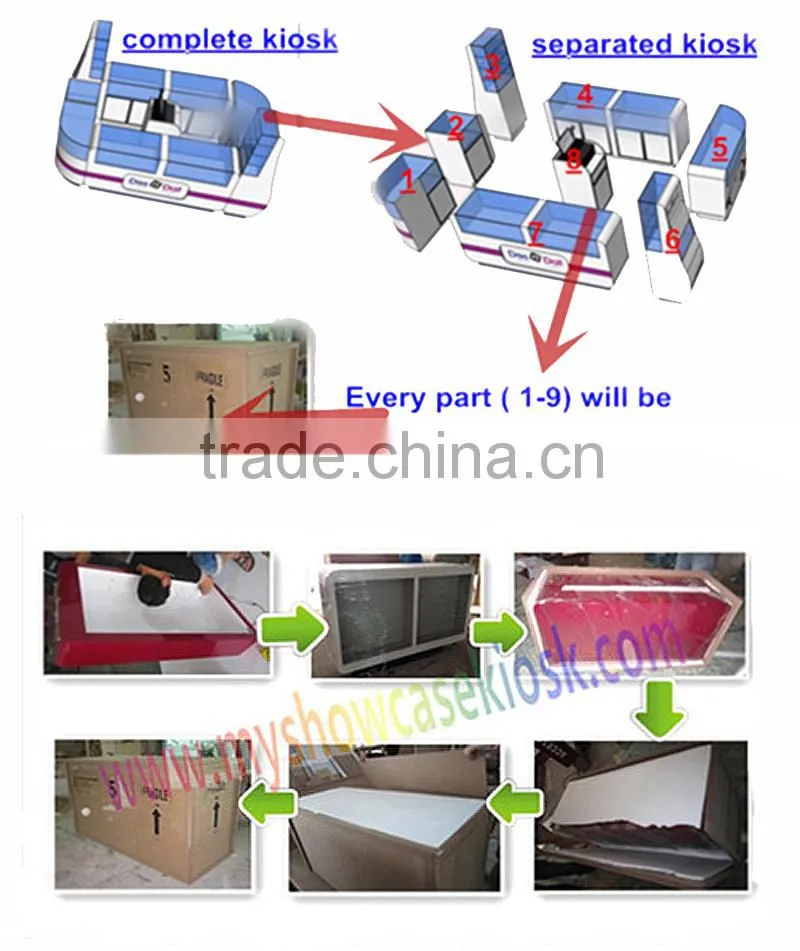 Customized MDF material cosmetic eyeshadow display