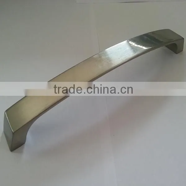 Modern Brush Satin Nickel Furniture Zinc Cabinet Handles S4017