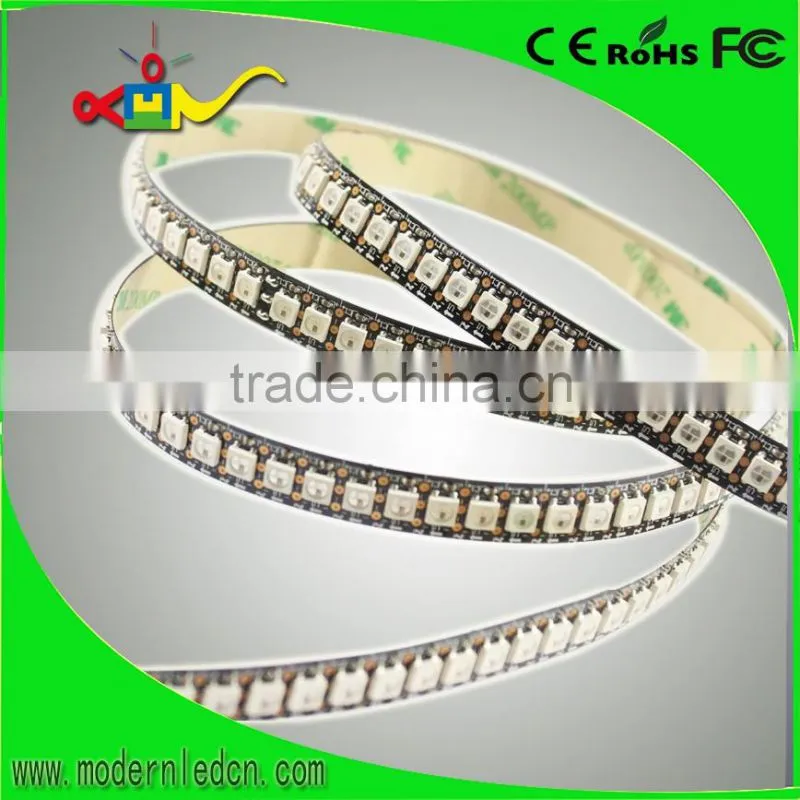 waterproof IP65 IC WS2812B led strip smd 5050 ws2812b 144 led pixel strip dc5v led strip