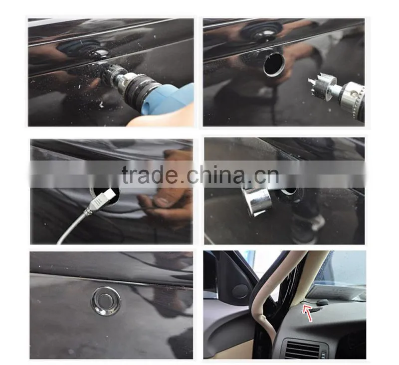 Digital Number Display Car Parking Sensor, Step-up Buzzer Alarm, Obstacle Indication
