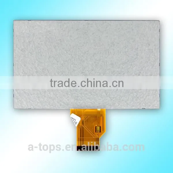7 inch touch panel cover glass with 3mm lens
