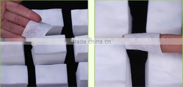 900pcs packed Nail polish remover cotton pads ,Non-woven fabrics pads