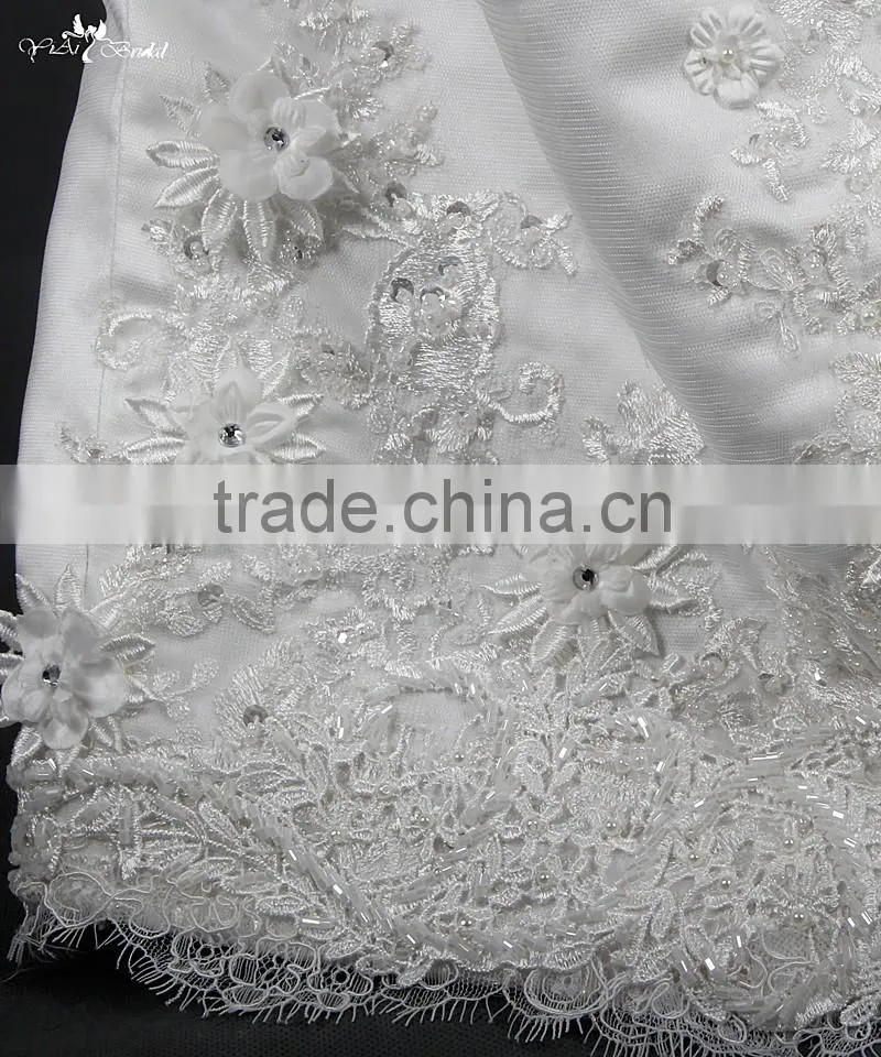 RSW876 Removable Tulle Overskirt Wedding Dresses 2015 China For Fat Woman In Dubai With Detachable Train
