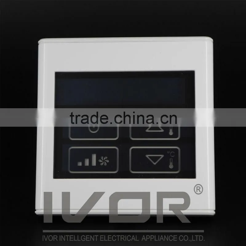 Good Quality IVOR 220V Central Air-Conditioner Thermostat Digital AC Thermostat Switch SK-AC2300L8 Light Silver PC Frame