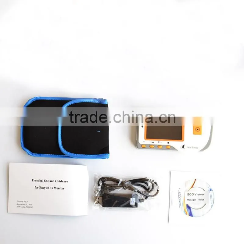 Portable Prince 180B Handheld ECG EKG Monitor Electrocardiogram LCD -Maggie