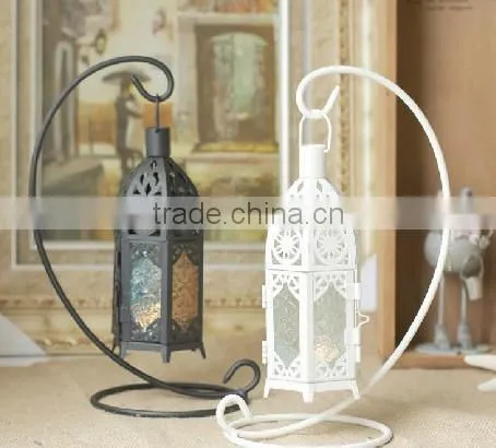 outdoor hanging antique vintage white lantern for candle