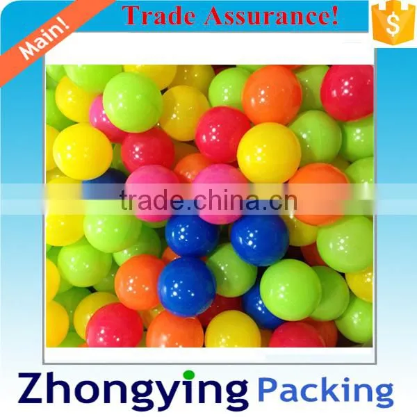 Blue and white 60mm Plastic Pit Balls