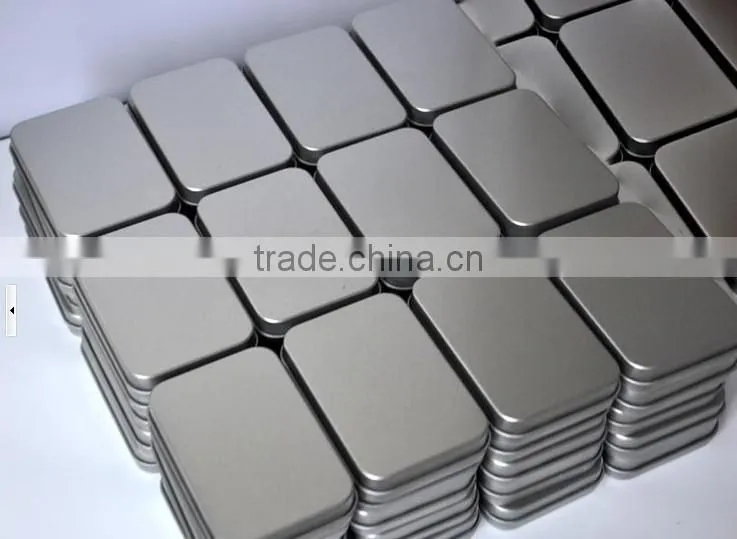 Rectangular tin box tin container tin can