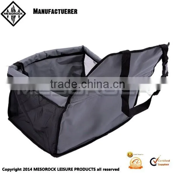 Portable Car Pet Booster Seat with Zipper Storage Pocket Dog Car Booster Seat