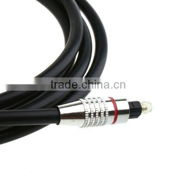 6.5FT Digital Audio Optical Fiber Toslink Cable Cord 2M