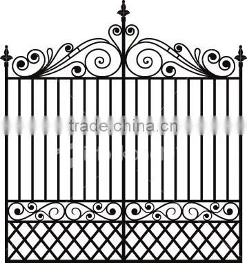 decorative wrought iron gate