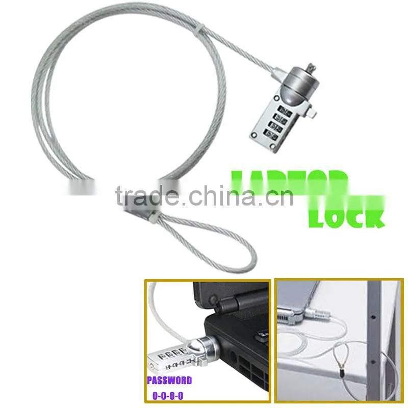 Laptop Notebook Security password Lock Cable Chain 1.8m