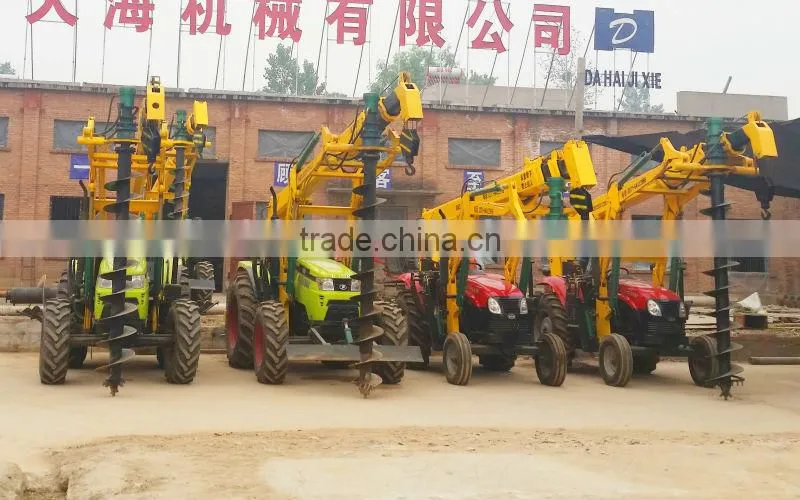 Hydraulic digging integrated machine with CE approved