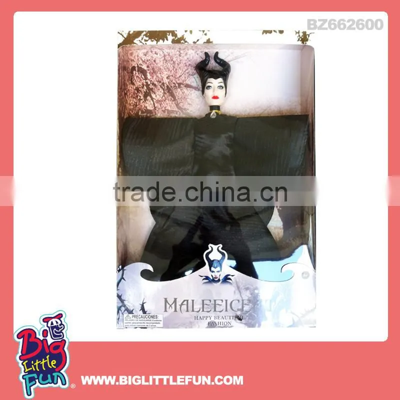 11 inch solid children maleficent doll toy