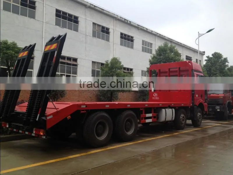 big carry excavator truck,FAW truck for transport excavator ,load sensor truck