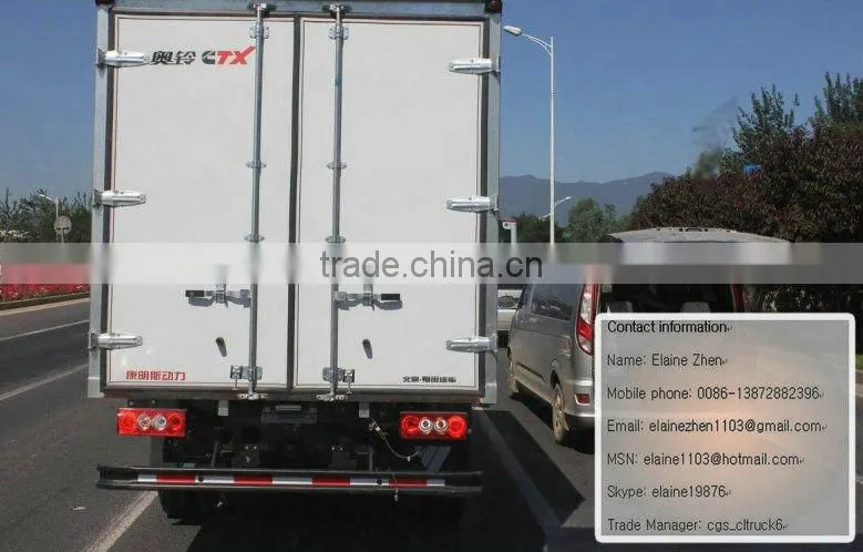 4*2 China mini van truck for sale
