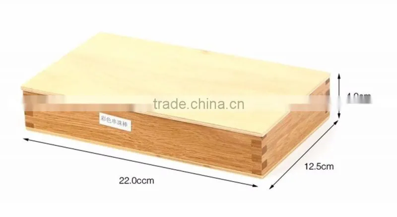 Wooden educational baby toy Montessori Geometric Solids with Stands Bases and Box