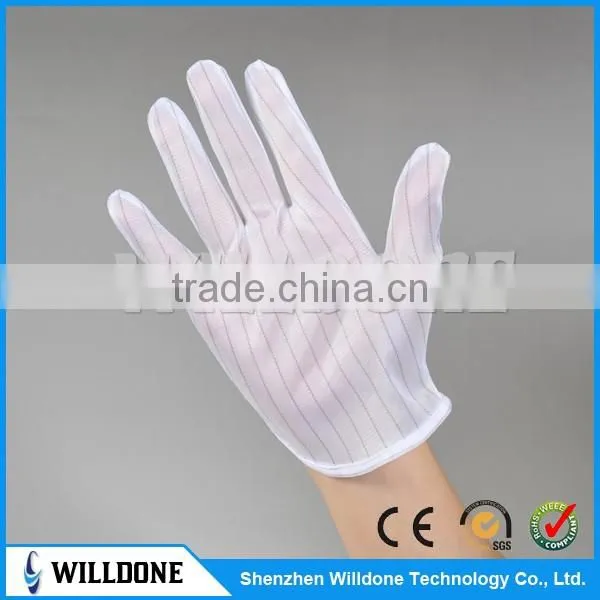 Selling best esd antistatic cleanroom gloves