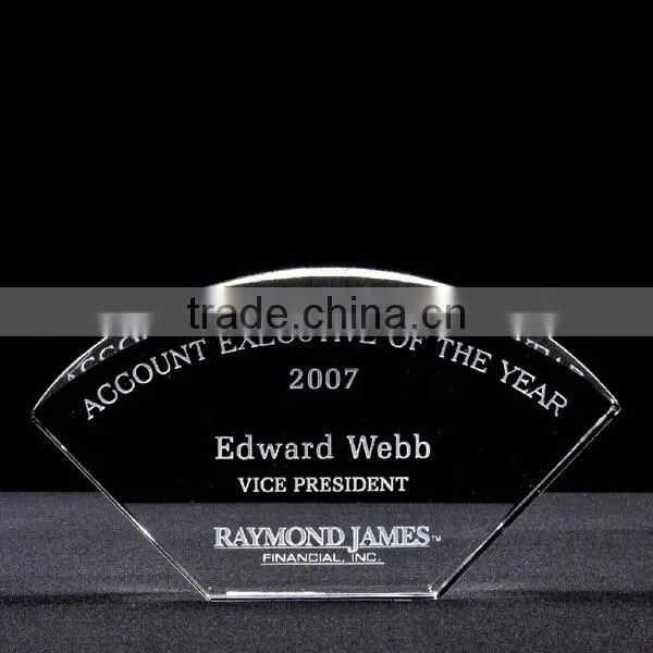 2016 new style high quality crystal trophy and award