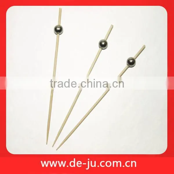 New Design Bamboo Blunt Skewers With Balls