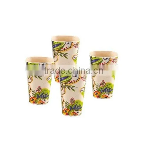 printing bamboo drinkware set