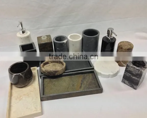 Eco-Friendly Feature and Ceramic/Polyresin Material bathroom accessories/bath set/bathroom set