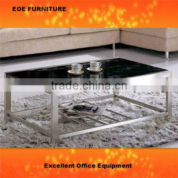 Living room stainless steel center table