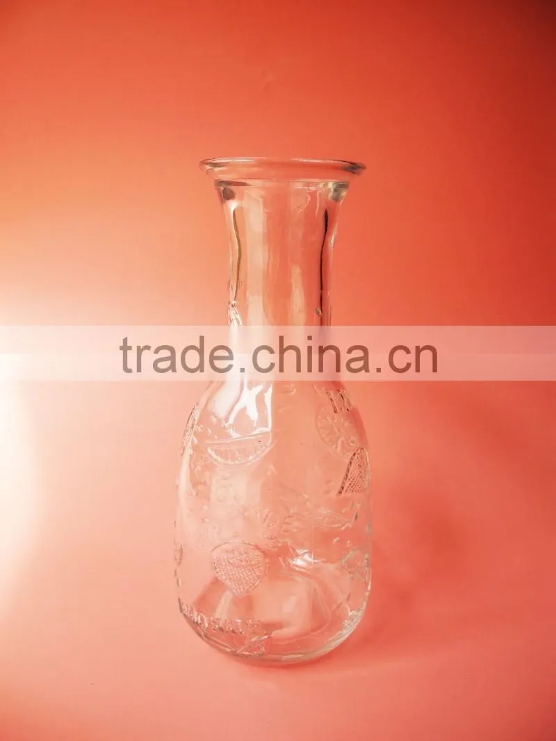 lemonade embossed mango juice stemless glass tumbler cup drinking set