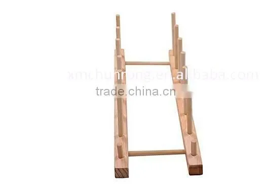 wooden dish rack and bamboo dish rack