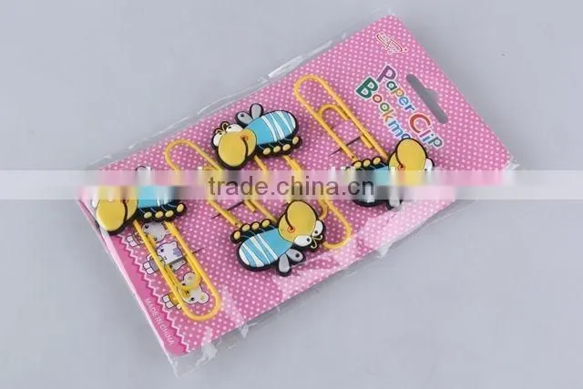4PC flower/ honeybee shape large paper clip